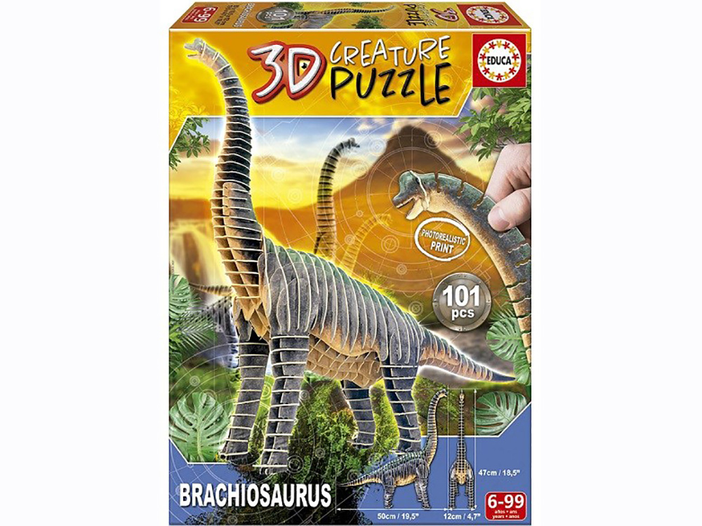 3D CREATURE PUZL.BRACHIOSAURUS