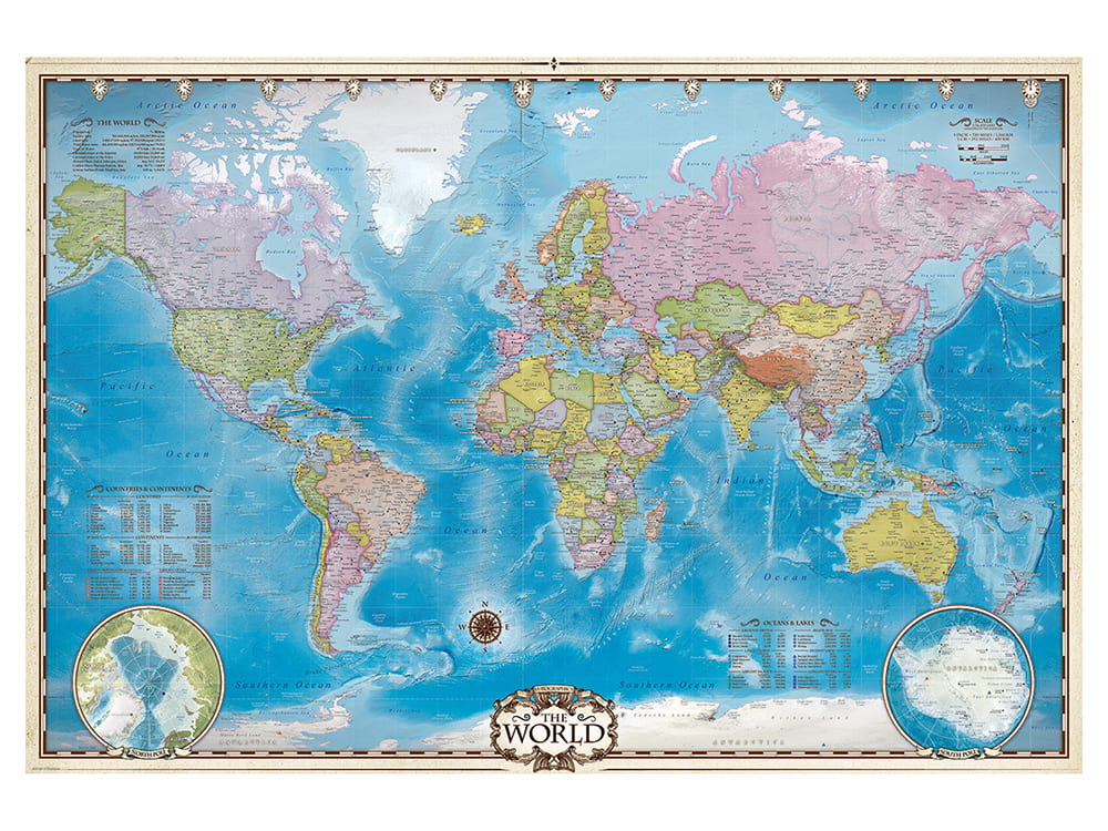 MAP OF THE WORLD 2000pc - Click Image to Close