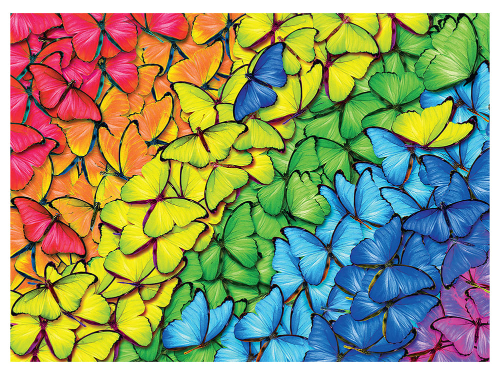 BUTTERFLY RAINBOW 1000pc - Click Image to Close