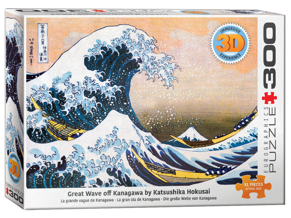 GREAT WAVE KANAGAWA 3D 300pcXL