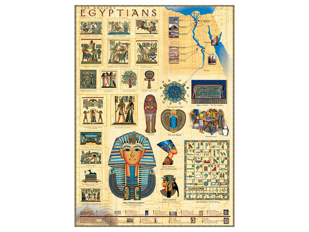 ANCIENT EGYPTIANS 1000pc - Click Image to Close
