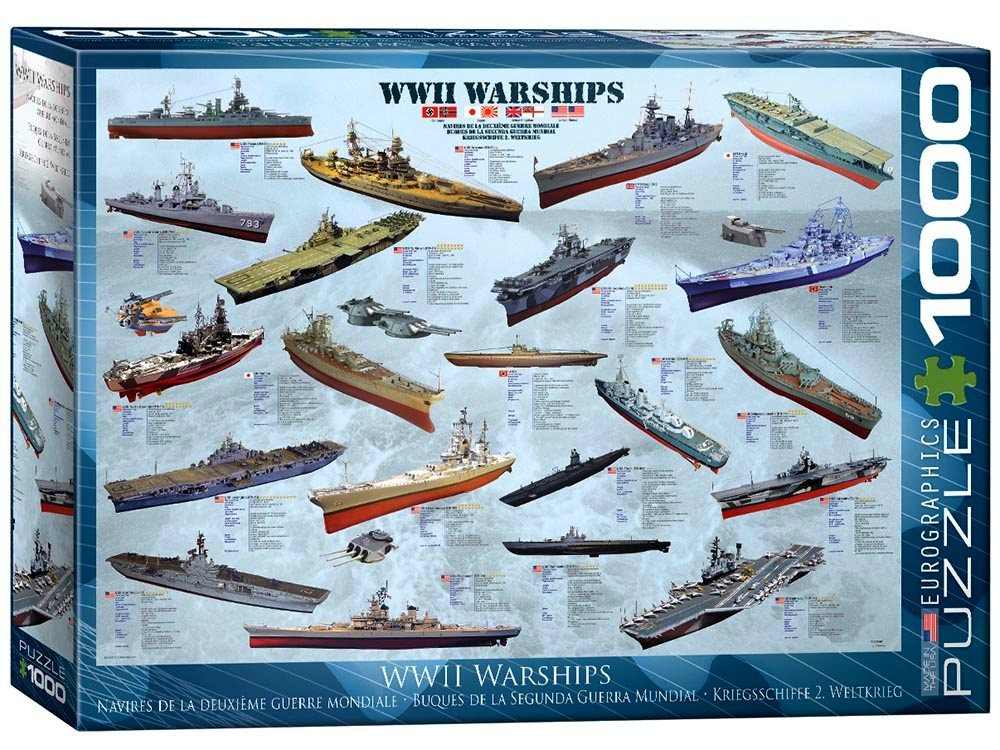 WWII WARSHIPS 1000pc