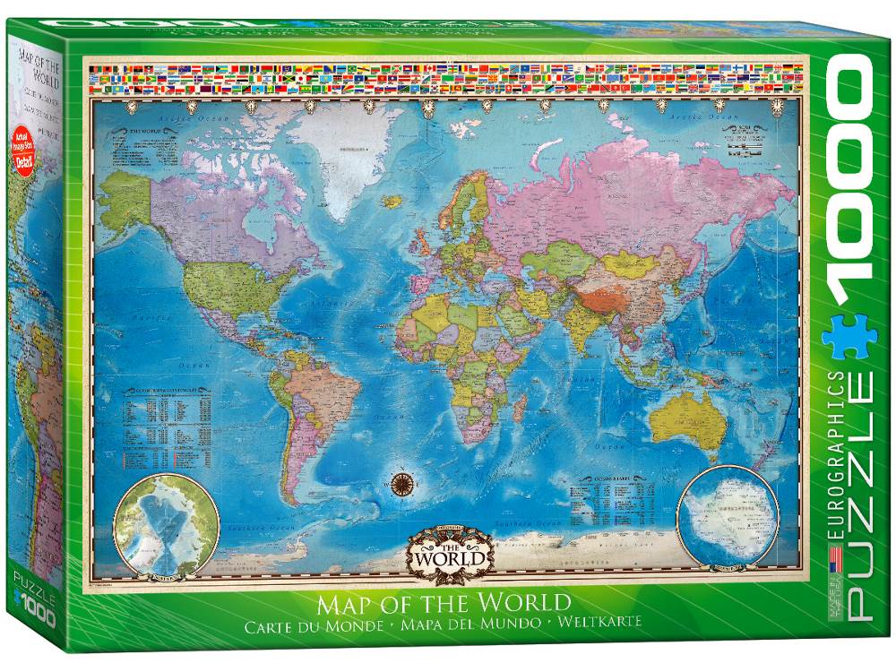 MAP OF THE WORLD 1000pc 1