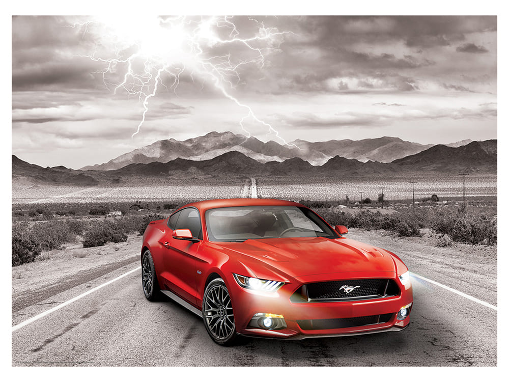 FORD MUSTANG 2015 1000pc - Click Image to Close