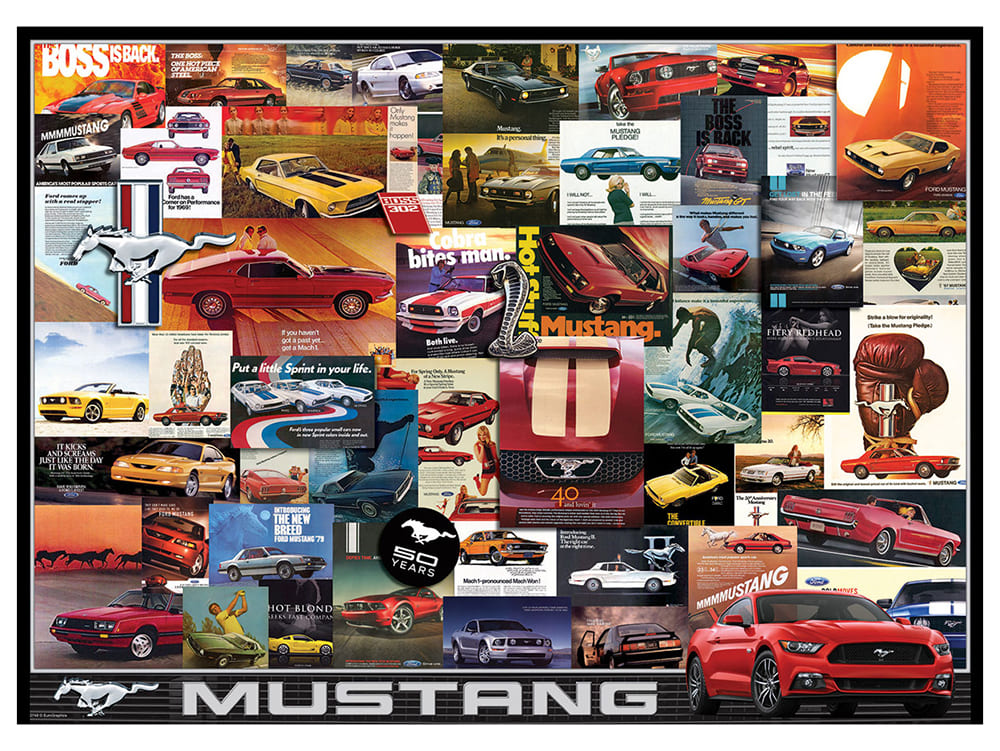 MUSTANG ADVERTISING 1000pc - Click Image to Close
