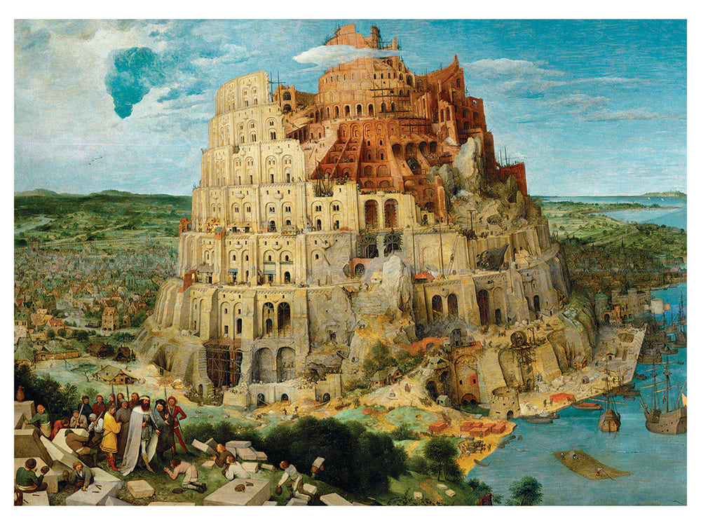 BRUEGEL TOWER OF BABEL 1000pc - Click Image to Close