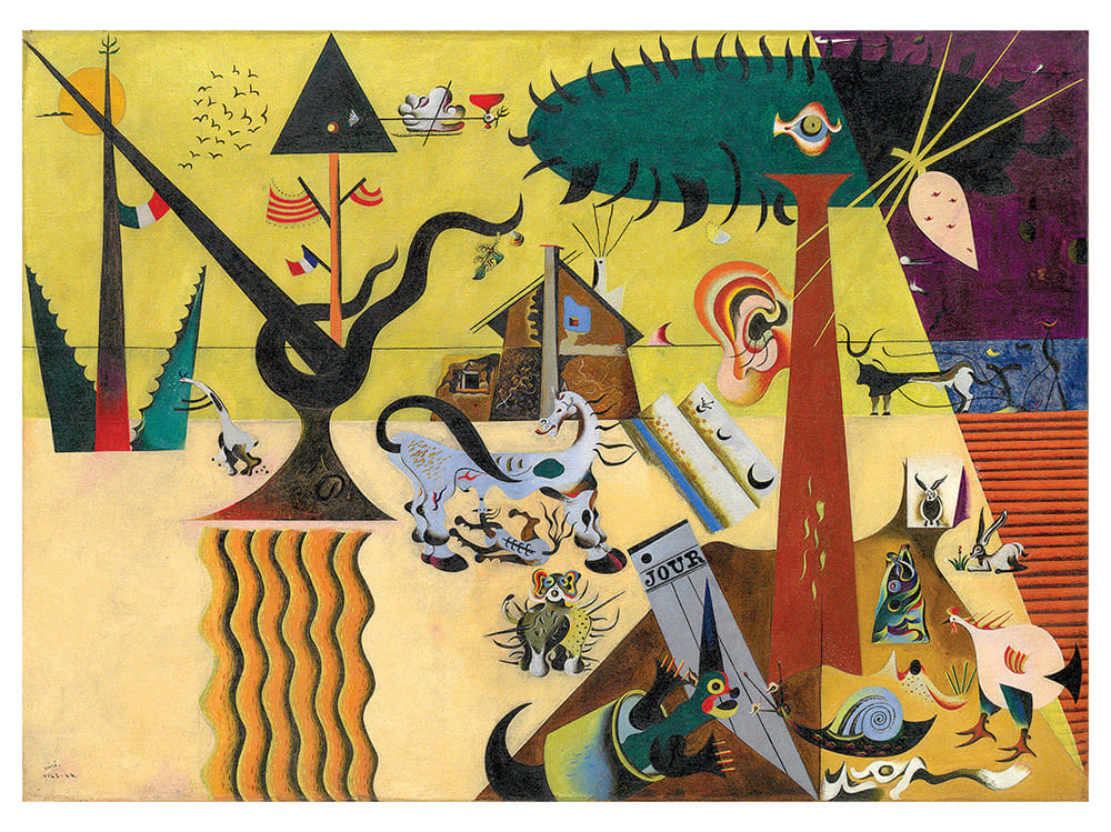 MIRO, THE TILLED FIELD 1000pc - Click Image to Close