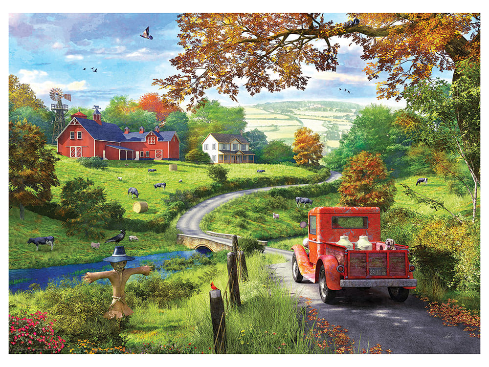 COUNTRY DRIVE 1000pc - Click Image to Close