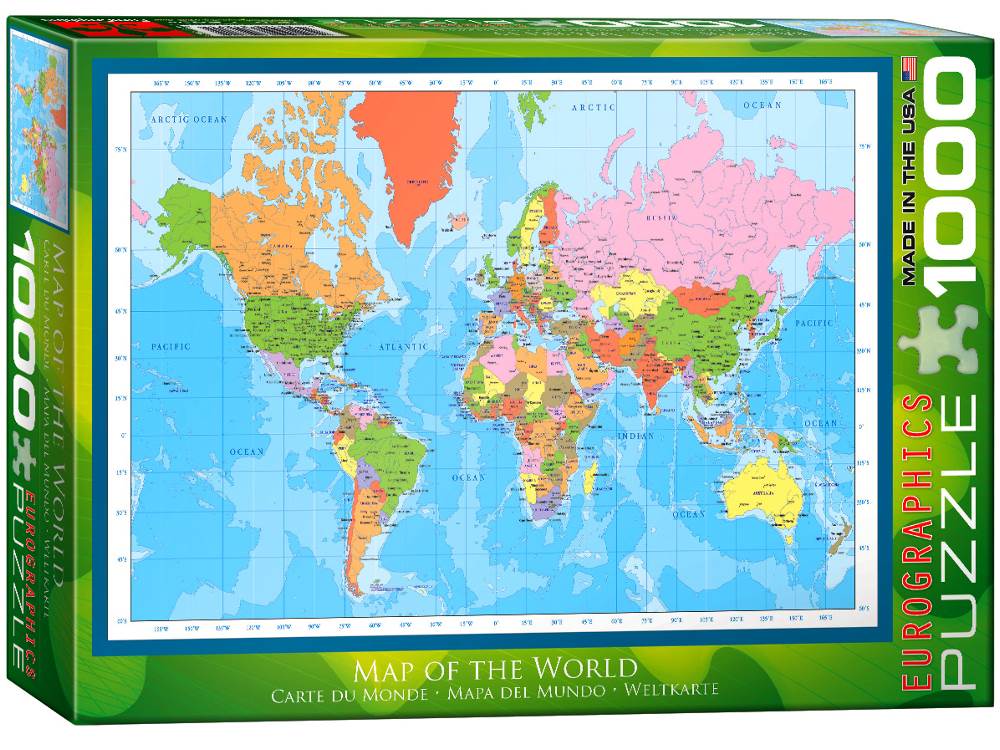 MAP OF THE WORLD 1000pc 2