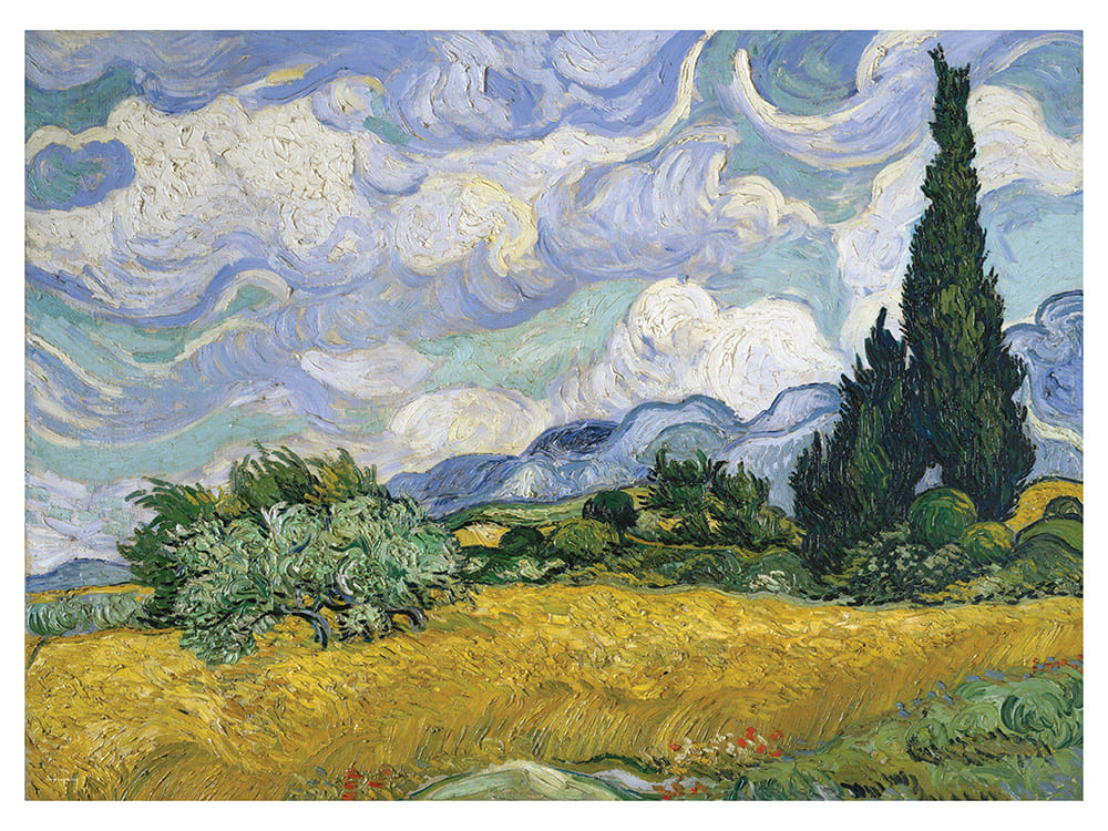VAN GOGH, WHEAT FIELD 1000 EUR - Click Image to Close