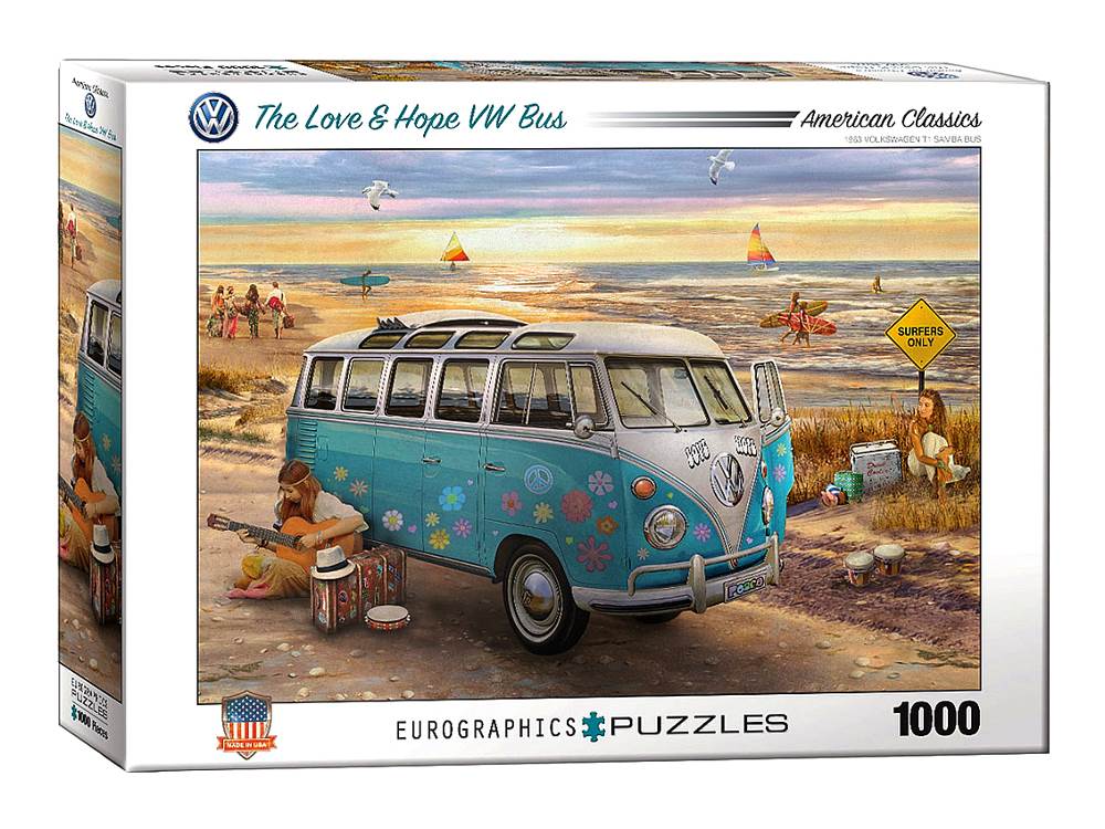 VW LOVE & HOPE BUS 1000pc