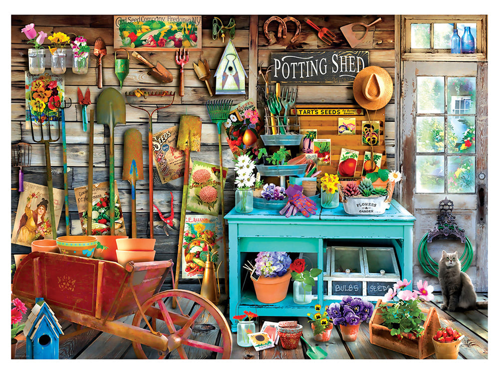 THE POTTING SHED 1000pc - Click Image to Close