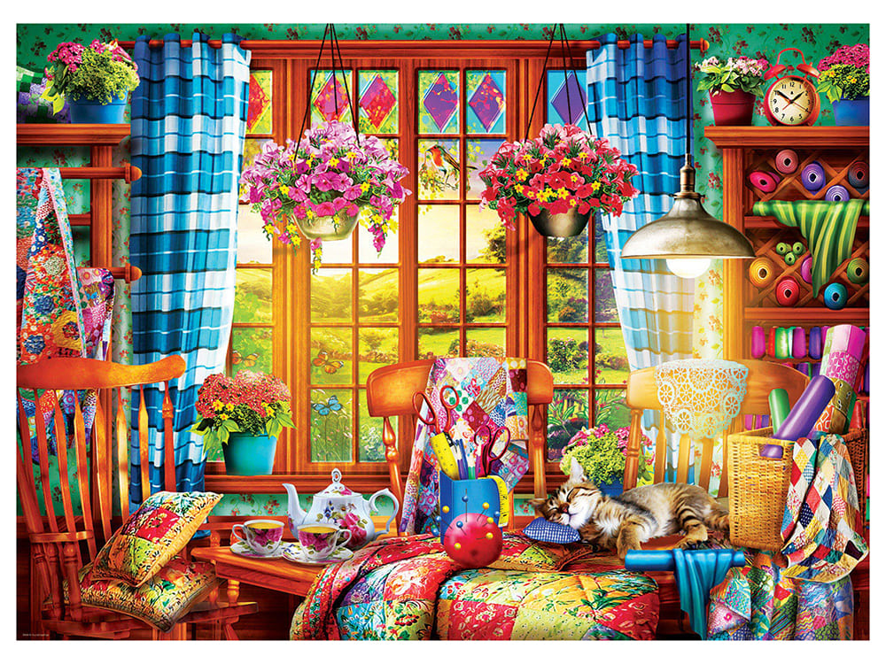 QUILTING CRAFT ROOM 1000pc - Click Image to Close