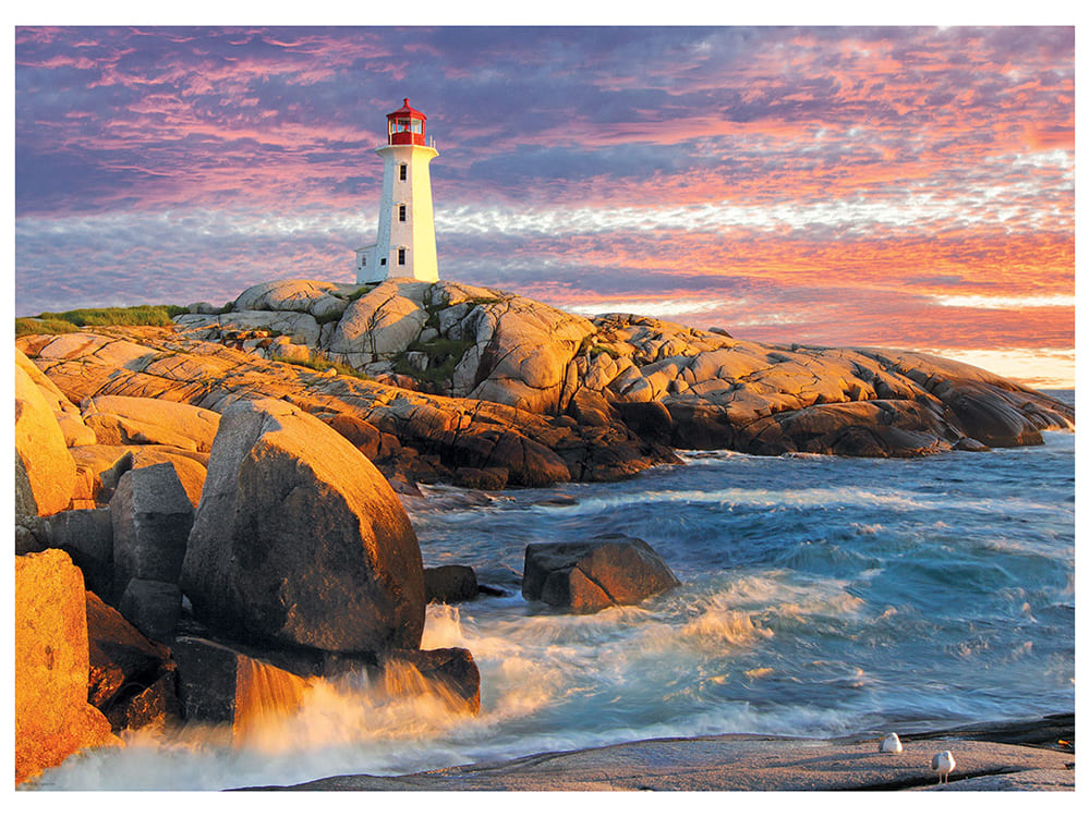 PEGGY'S COVE LIGHTHOUSE 1000pc - Click Image to Close
