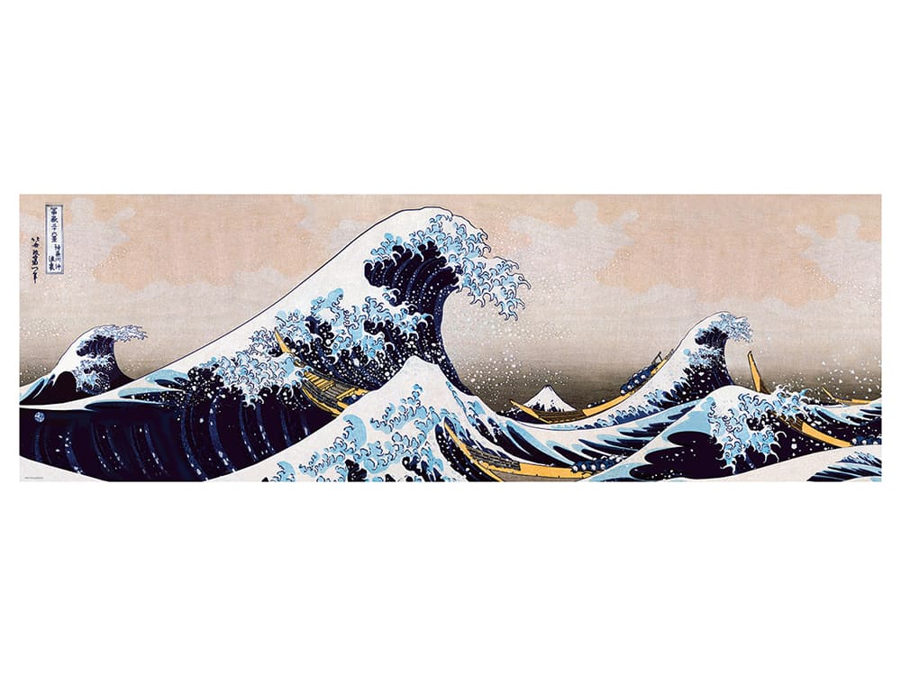 GREAT WAVE OFF KANAGAWA panor. - Click Image to Close