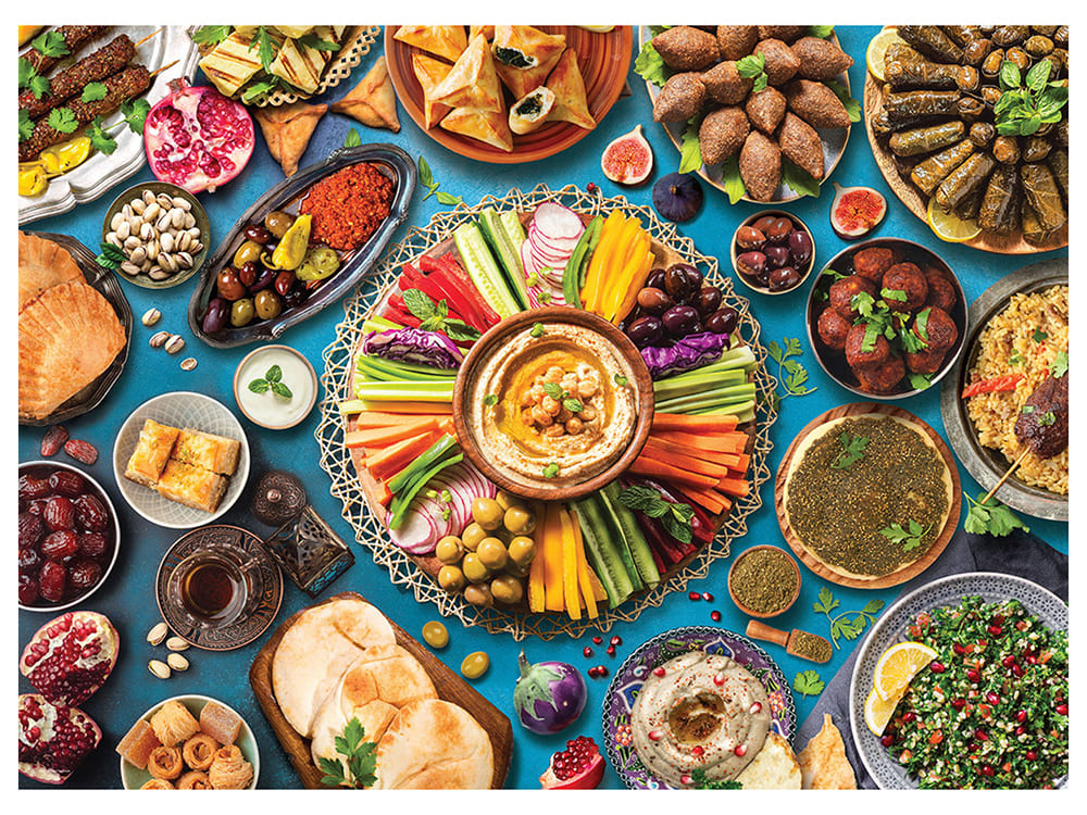 MIDDLE EASTERN TABLE 1000pc - Click Image to Close