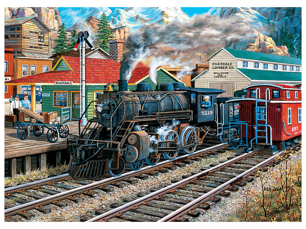 THE OLD DEPOT STATION 1000pc - Click Image to Close