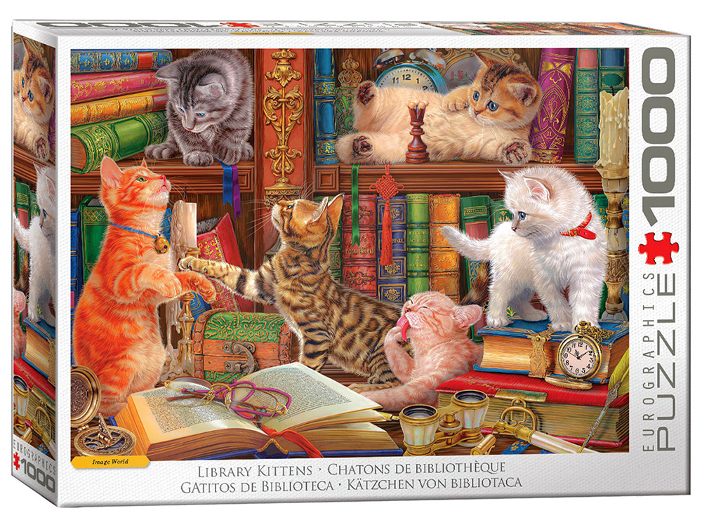 LIBRARY KITTENS 1000pc