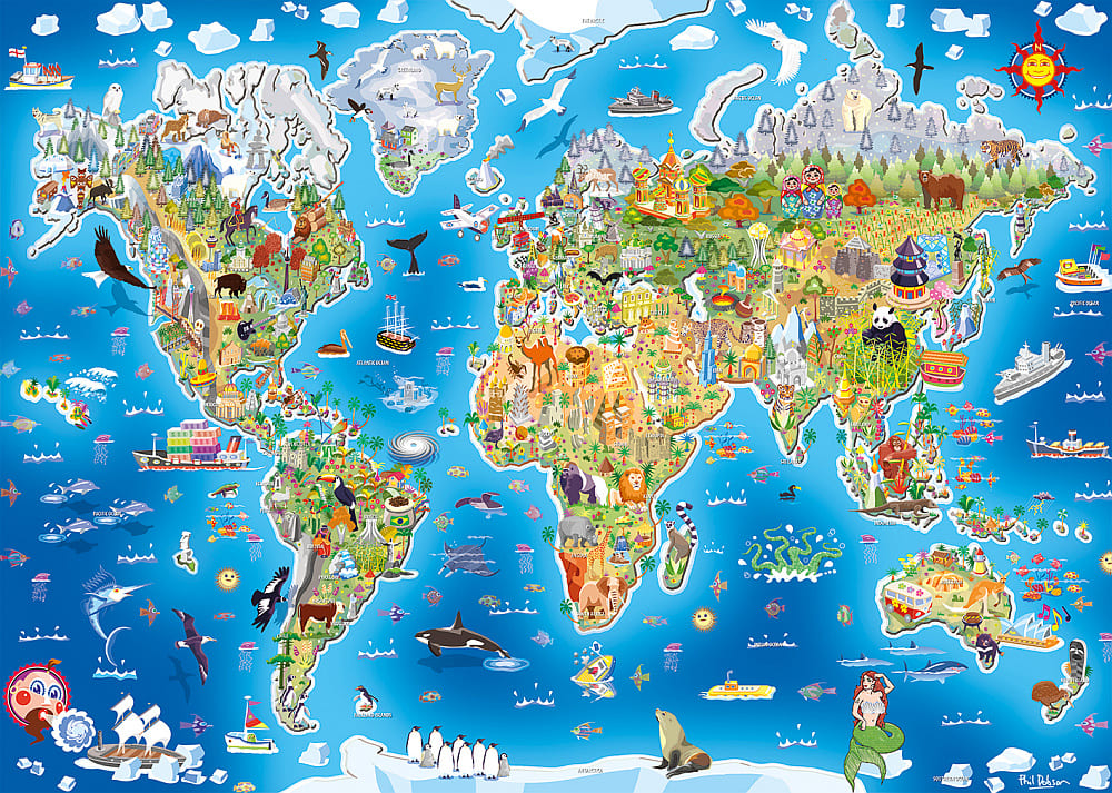 JIGMAP OUR WORLD 250pc - Click Image to Close