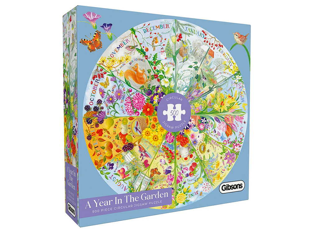 YEAR IN THE GARDEN 500pc CIRCU