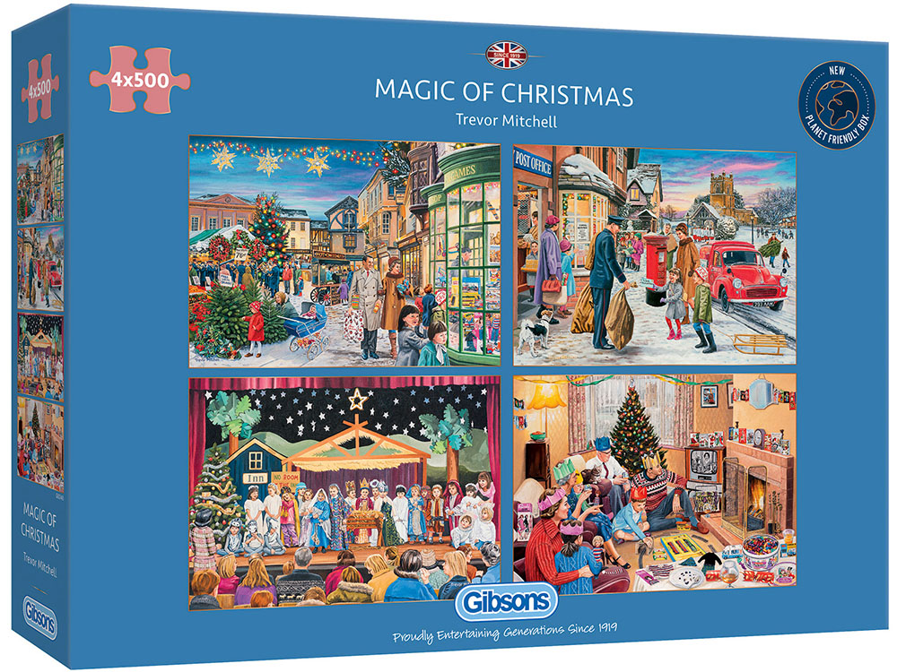 MAGIC OF CHRISTMAS 4 x 500pc