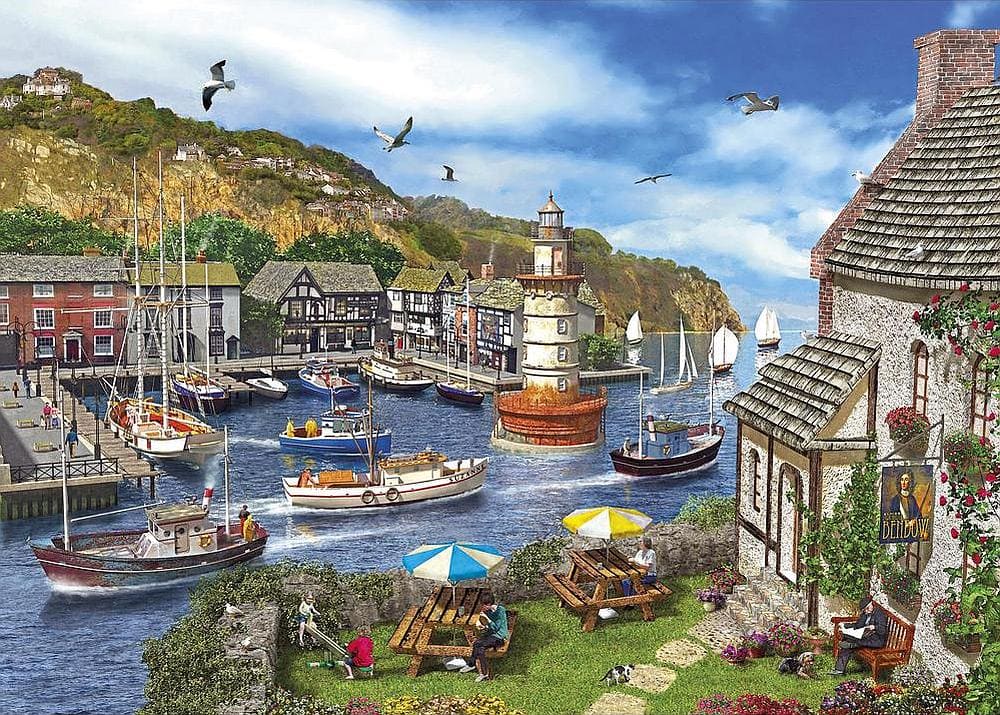 LIGHTHOUSE BAY 1000pc - Click Image to Close
