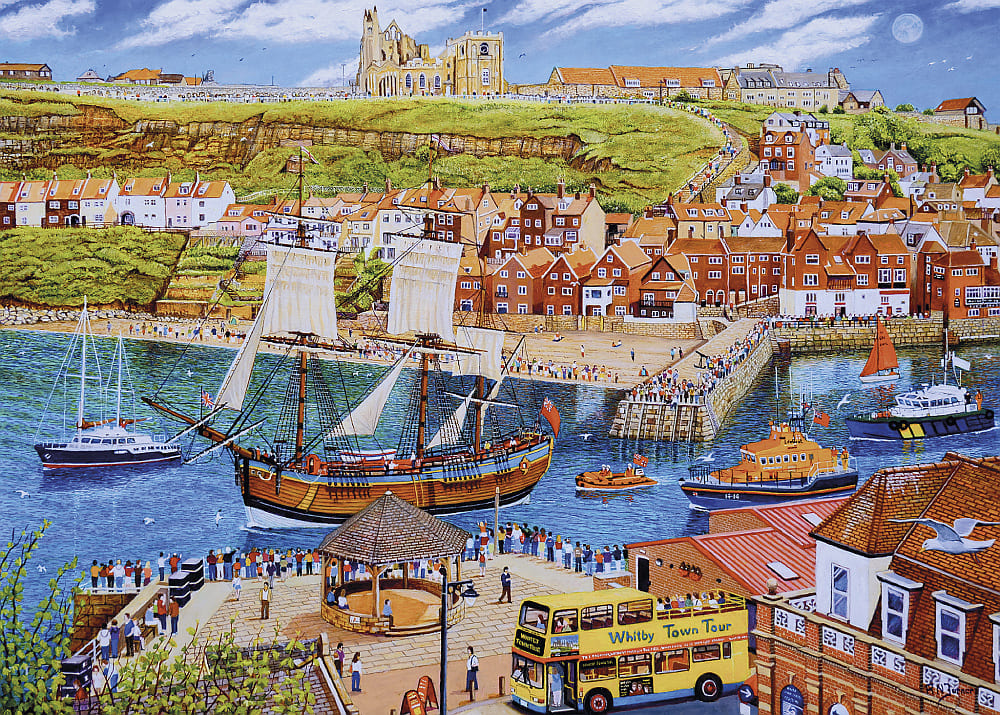 ENDEAVOUR, WHITBY 1000pc - Click Image to Close