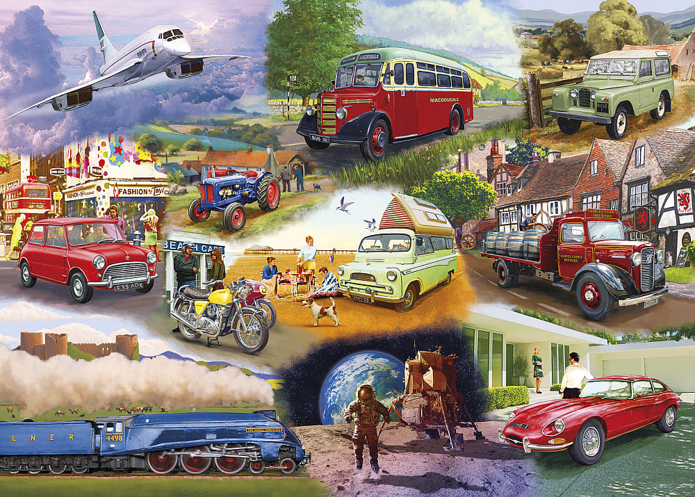 ICONIC ENGINES 1000pc - Click Image to Close