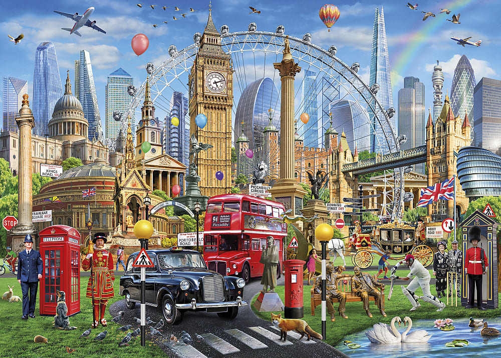 LONDON CALLING 1000pc Gibson - Click Image to Close