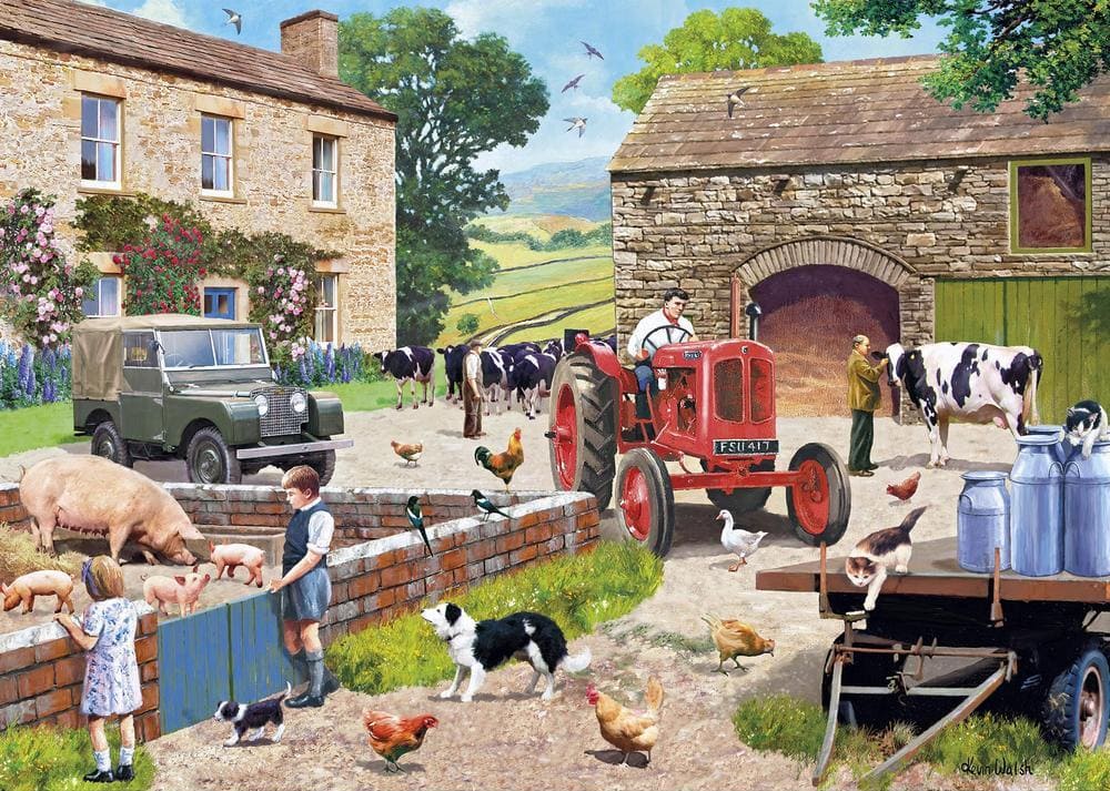 LIFE ON THE FARM 1000pc Gibson - Click Image to Close