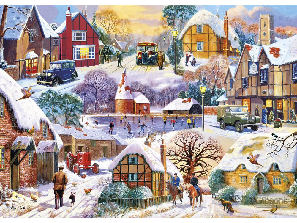 WINTER COTTAGES 1000pc - Click Image to Close