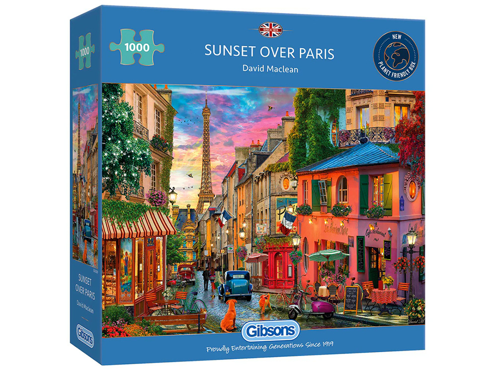 SUNSET OVER PARIS 1000pc