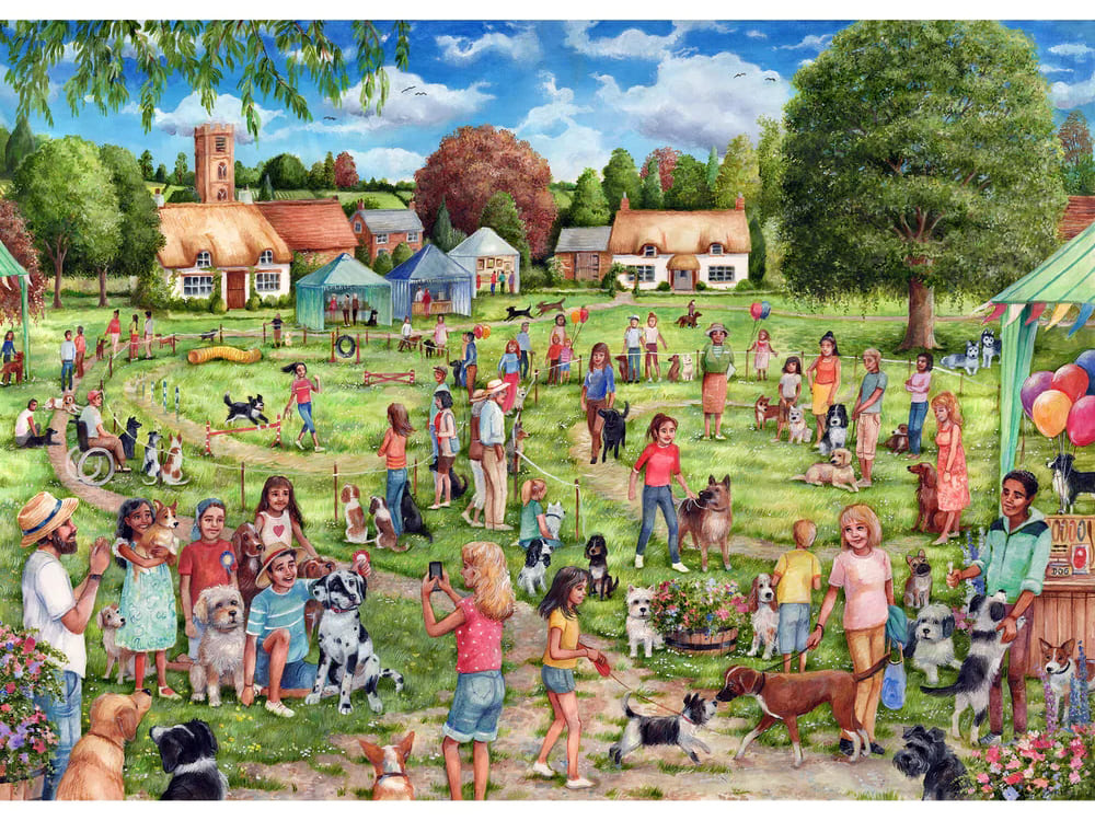 THE VILLAGE DOG SHOW 1000pc - Click Image to Close