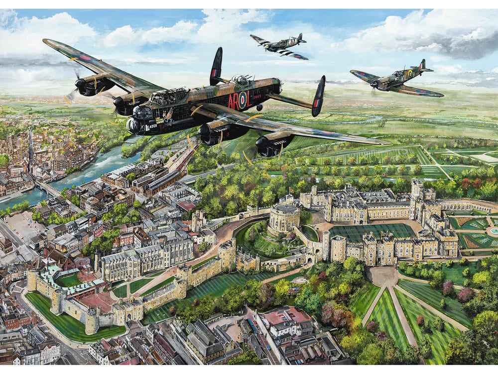 WINGS OVER WINDSOR 1000pc - Click Image to Close