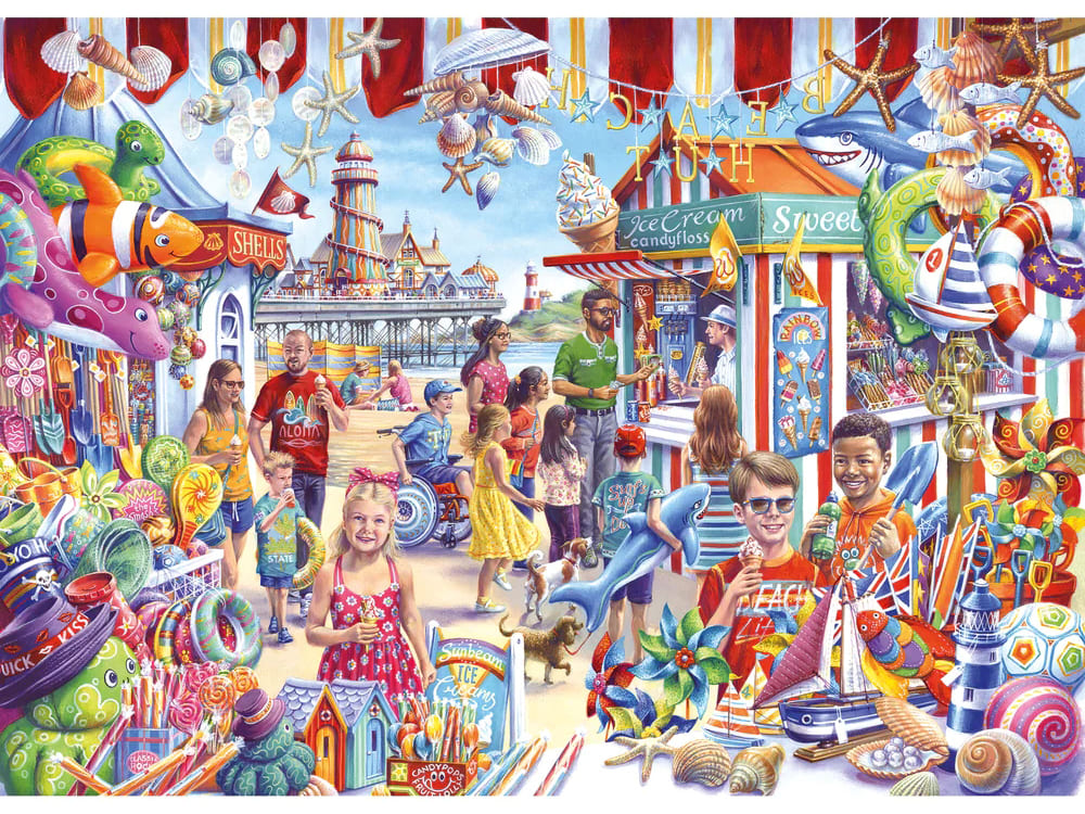 SEASIDE SOUVENIRS 1000pc - Click Image to Close