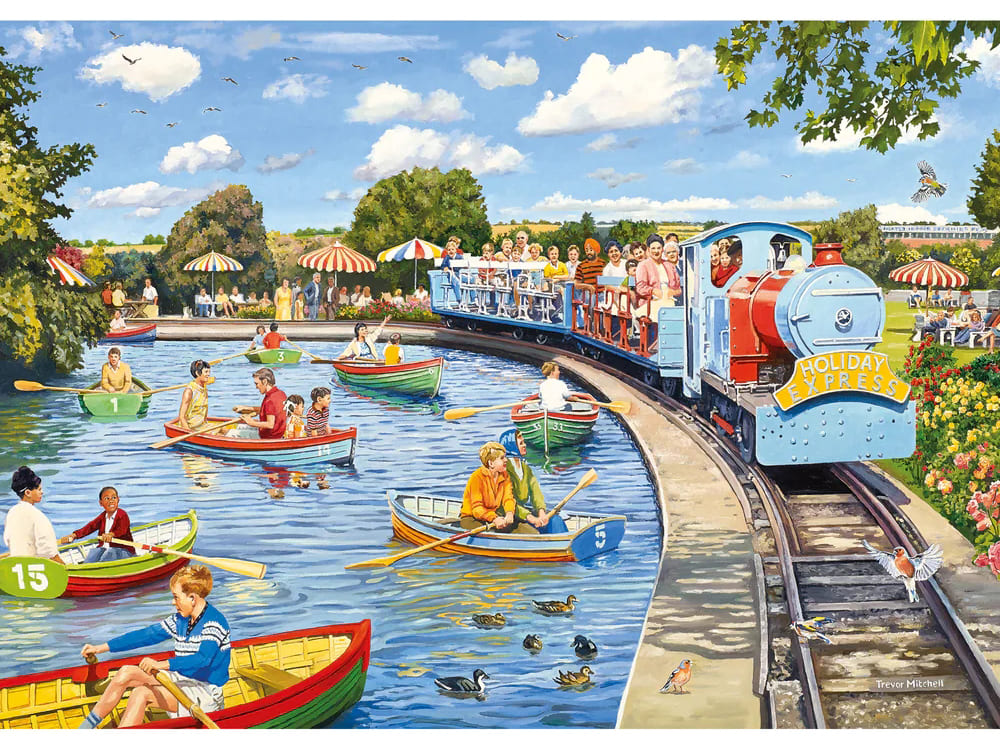 THE BOATING LAKE 1000pc - Click Image to Close