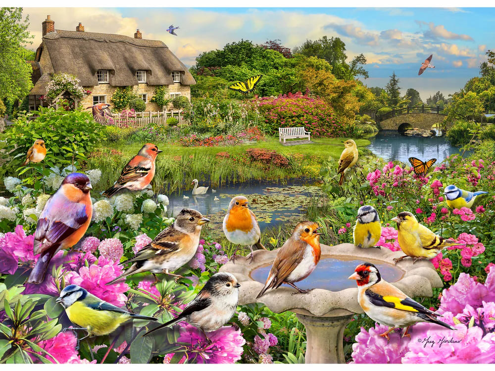 BIRDSONG BY THE STREAM 1000pc - Click Image to Close