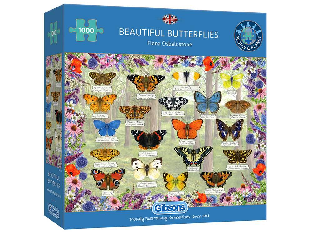 BEAUTIFUL BUTTERFLIES 1000pc