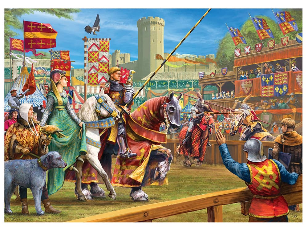 THE JOUST AT WARWICK 1000pc - Click Image to Close