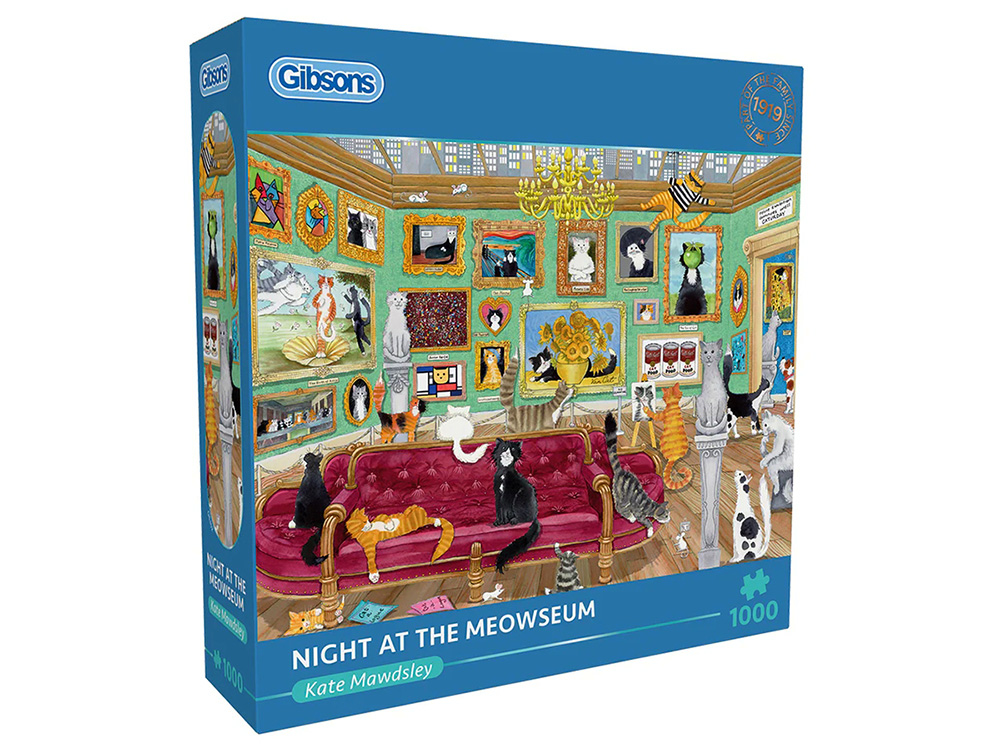 NIGHT AT THE MEOWSEUM 1000pc