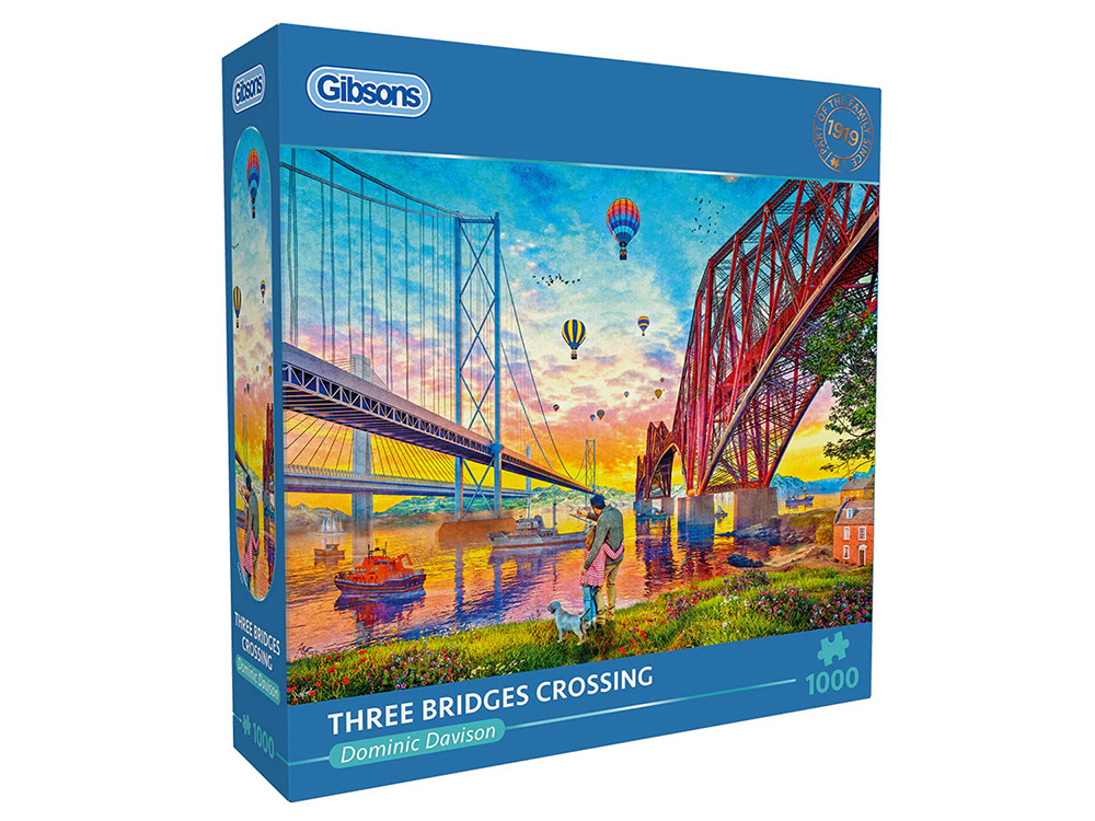THREE BRIDGES CROSSING 1000pc