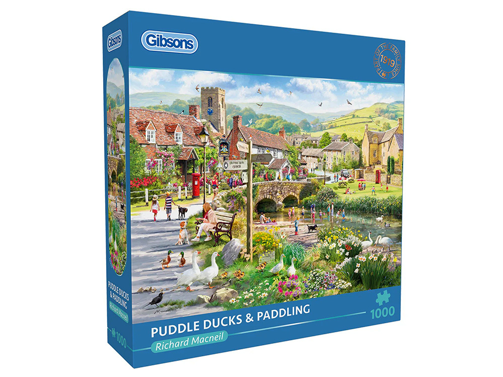 PUDDLE DUCKS & PADDLING 1000pc