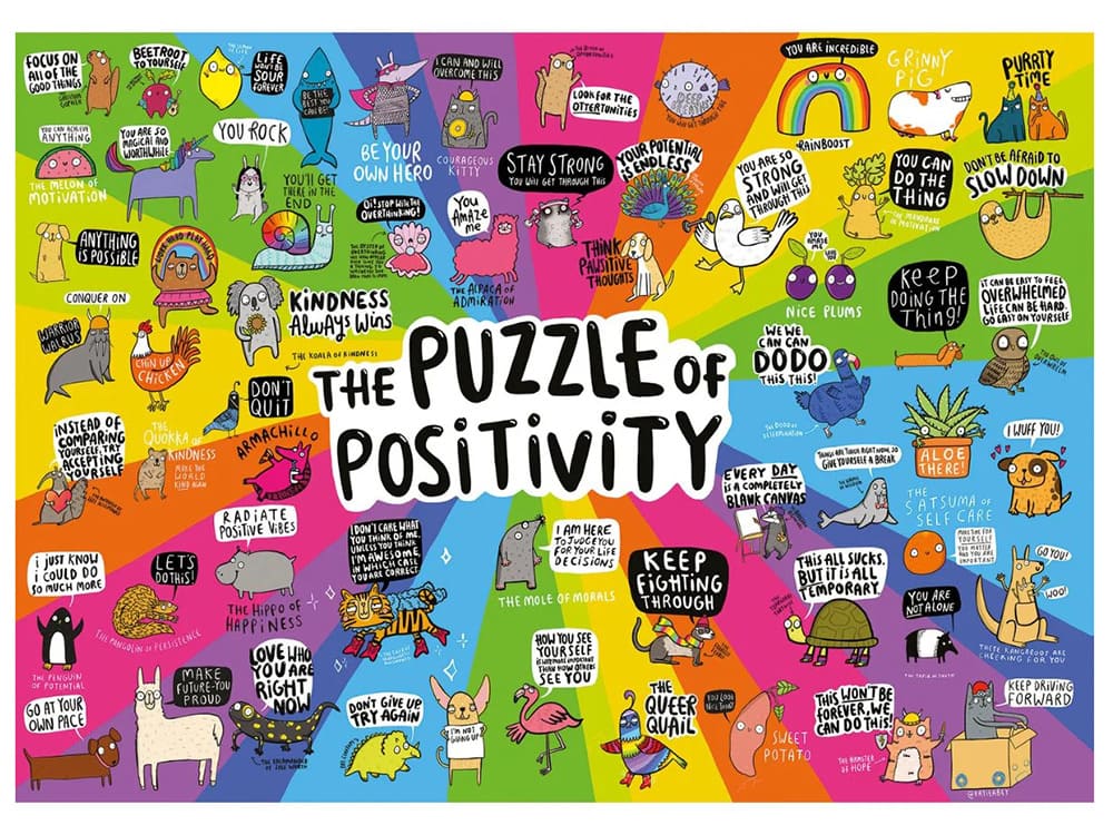 PUZZLE OF POSITIVITY 1000pc - Click Image to Close