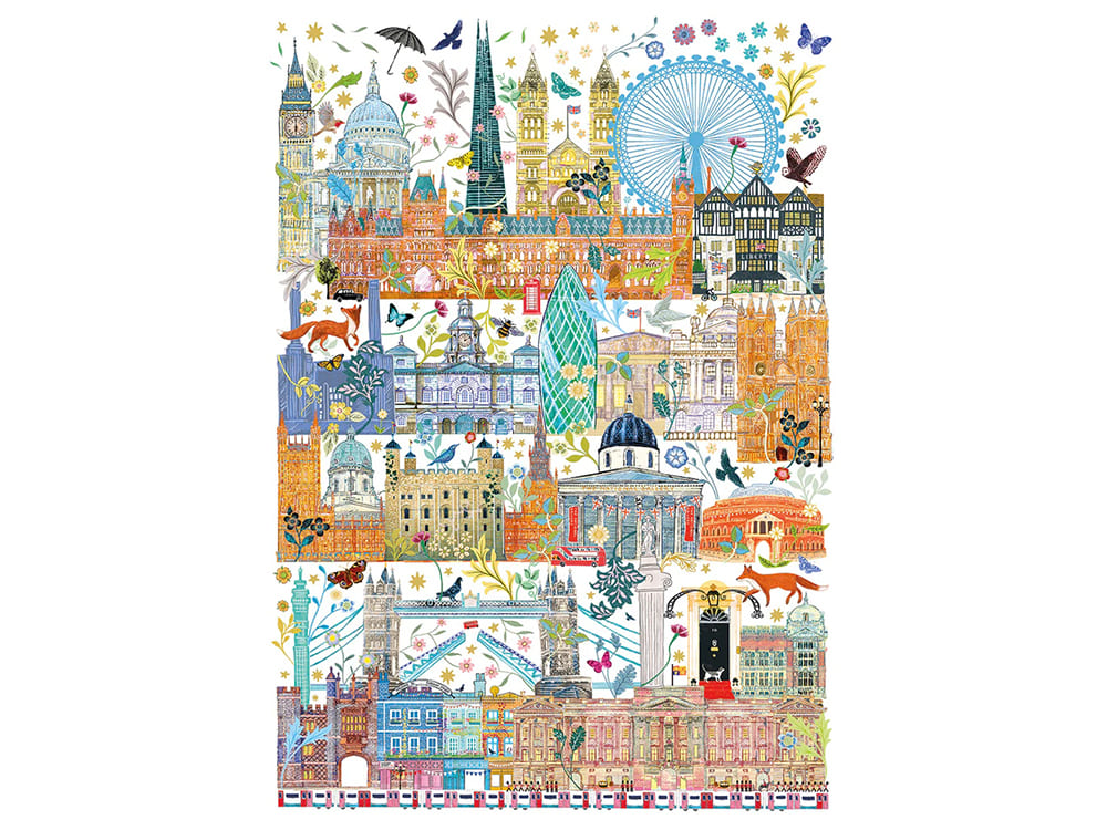 LONDON SKYLINE 1000pc - Click Image to Close