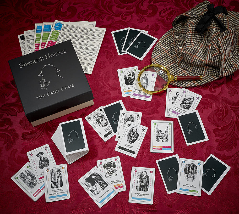 SHERLOCK HOLMES,THE CARD GAME - Click Image to Close