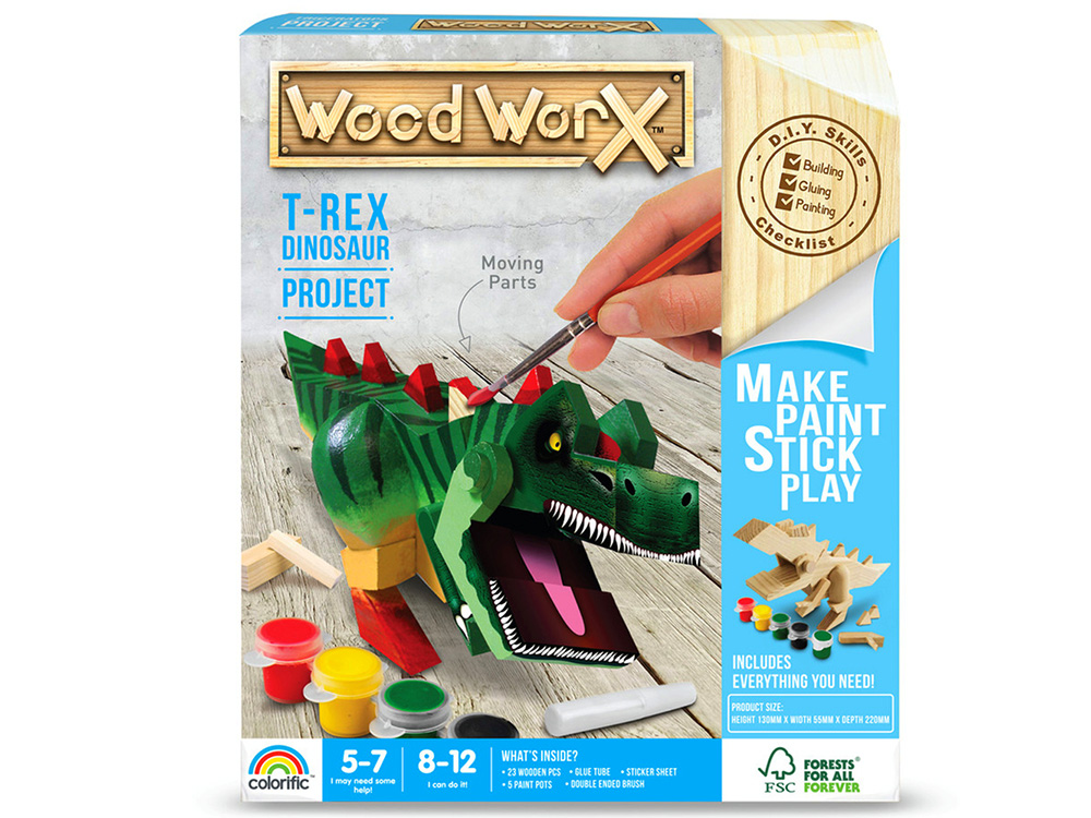 WOOD WORX T-REX DINOSAUR KIT