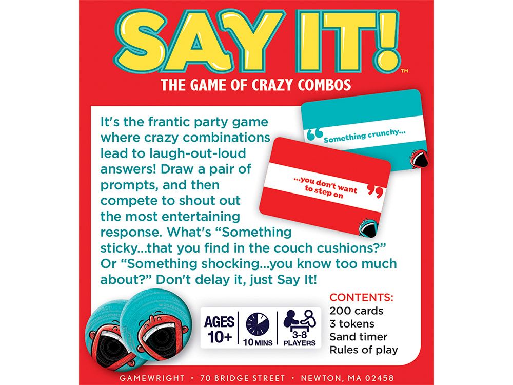 SAY IT! Game of Crazy Combos! - Click Image to Close