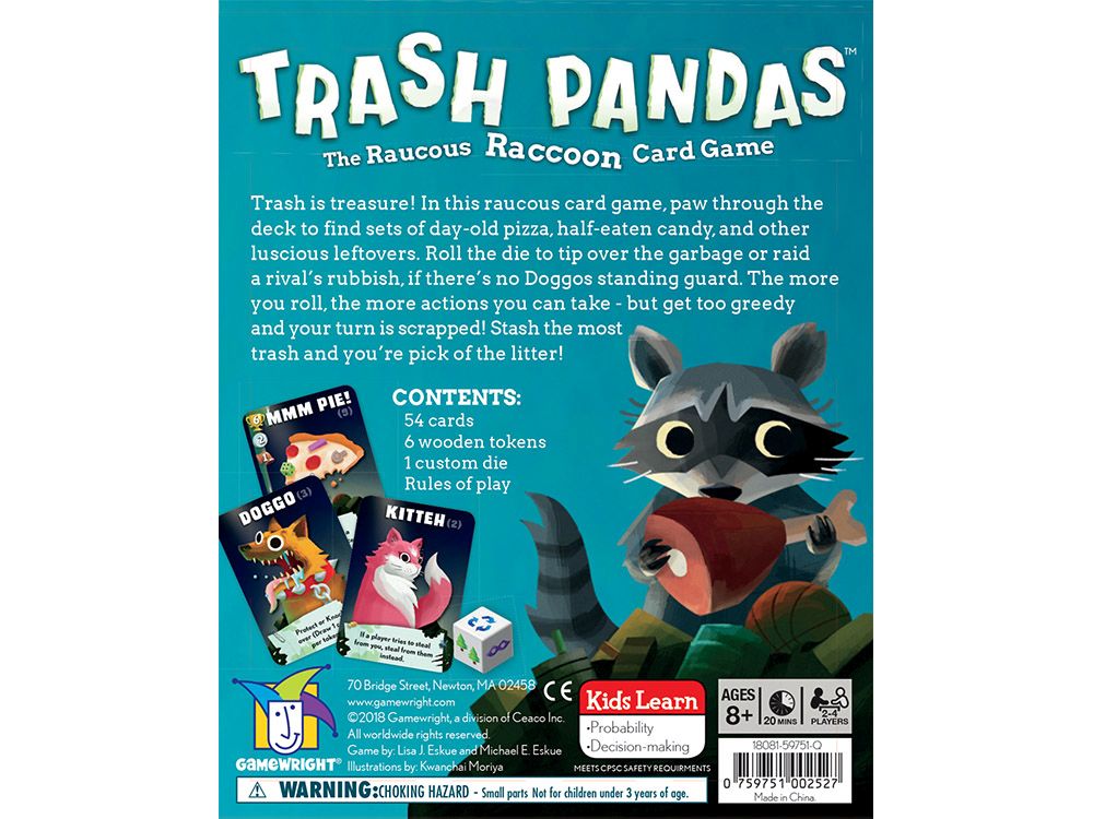 TRASH PANDAS Card Game - Click Image to Close