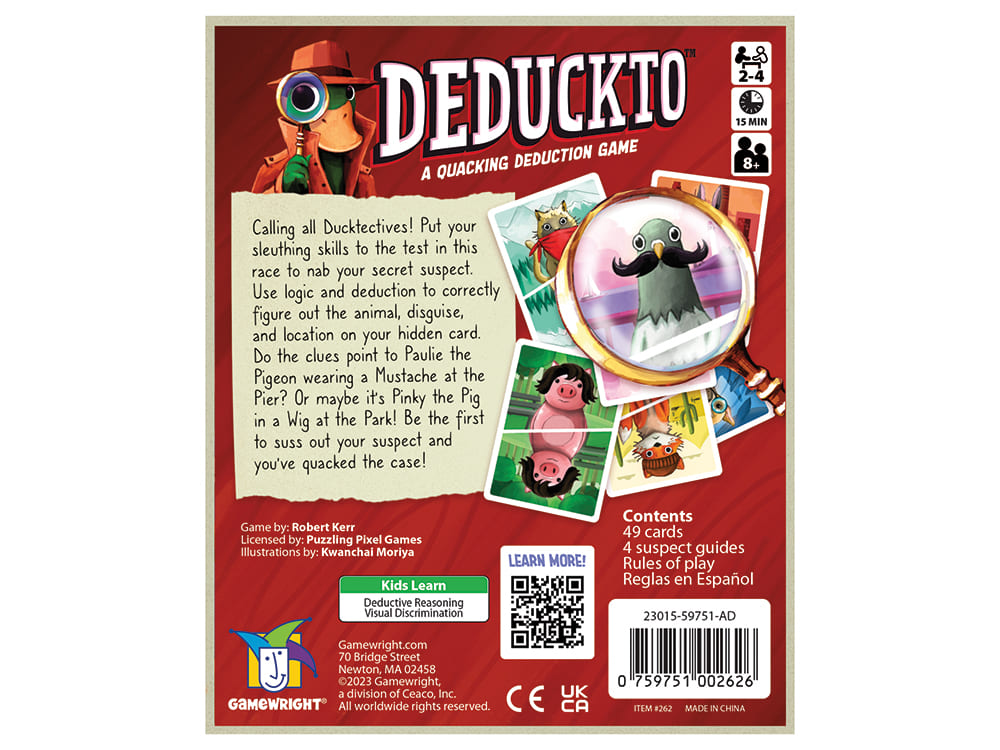 DEDUCKTO Quacking Deduction Gm - Click Image to Close