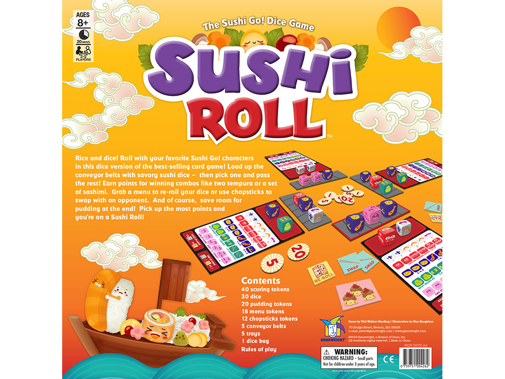 SUSHI ROLL SUSHI GO DICE GAME - Click Image to Close